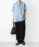 画像をギャラリービューアに読み込む, ATTACHMENT アタッチメントのCO/TEN JACQUARD LAWN GUAYABERA SHIRT - S.BLUEの公式通販サイトsession福岡セレクトショップ
