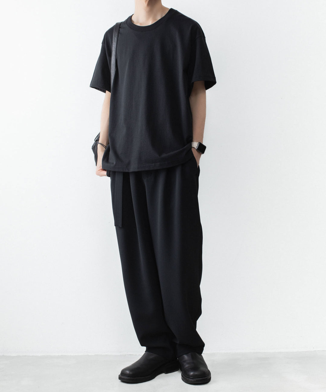 ATTACHMENT アタッチメントの30//2 SUVIN JERSEY EMBROIDERY TEE - BLACKの公式通販サイトsession福岡セレクトショップ