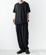 画像をギャラリービューアに読み込む, ATTACHMENT アタッチメントの30//2 SUVIN JERSEY EMBROIDERY TEE - BLACKの公式通販サイトsession福岡セレクトショップ
