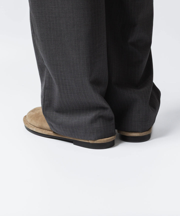 ATTACHMENT アタッチメントのCOW LEATHER SUEDE BABOUCHE - BEIGEの公式通販サイトsession福岡セレクトショップ