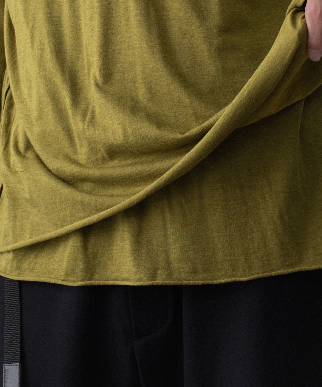 ATTACHMENT アタッチメントのCO/CU JERSEY SLIM FIT LAYERED L/S TEE - D.YELLOWの公式通販サイトsession福岡セレクトショップ