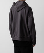 画像をギャラリービューアに読み込む, ATTACHMENT アタッチメントのCO/PE DOUBLE KNIT ZIP UP HOODIE - D.GRAY 公式通販サイトsession福岡セレクトショップ
