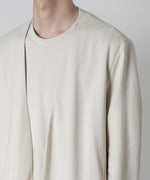 画像をギャラリービューアに読み込む, 【ATTACHMENT】ATTACHMENT アタッチメントのCOTTON DOUBLE FACE COLLARLESS CARDIGAN - OFF WHITE 公式通販サイトsession福岡セレクトショップ
