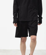 画像をギャラリービューアに読み込む, ATTACHMENT アタッチメントのCOTTON DOUBLE FACE EASY SHORTS - BLACKの公式通販サイトsession福岡セレクトショップ

