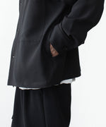 画像をギャラリービューアに読み込む, ATTACHMENT / EXCLUSIVE ITEMアタッチメントのPE LIGHT TROPICAL OVERSIZED SHIRT BLOUSON - BLACKの公式通販サイトsession福岡セレクトショップ
