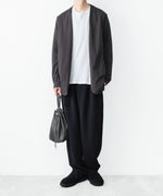 画像をギャラリービューアに読み込む, ATTACHMENT アタッチメントのCOTTON DOUBLE FACE COLLARLESS CARDIGAN - D.GRAYの公式通販サイトsession福岡セレクトショップ
