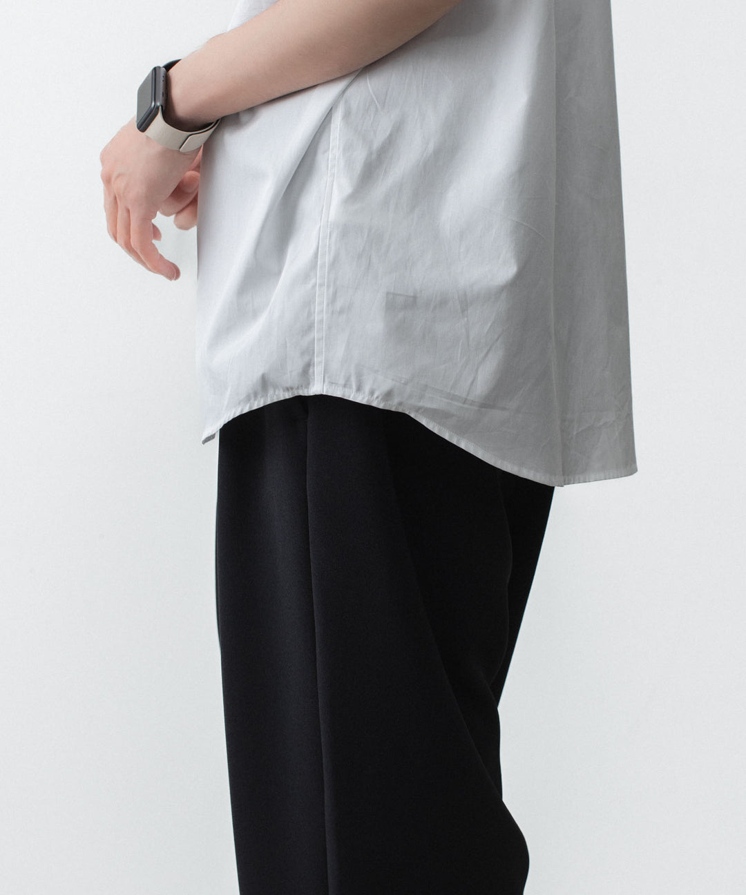 ATTACHMENT アタッチメントの140/2 GIZA BROAD S/S SHIRT - WHITEの公式通販サイトsession福岡セレクトショップ