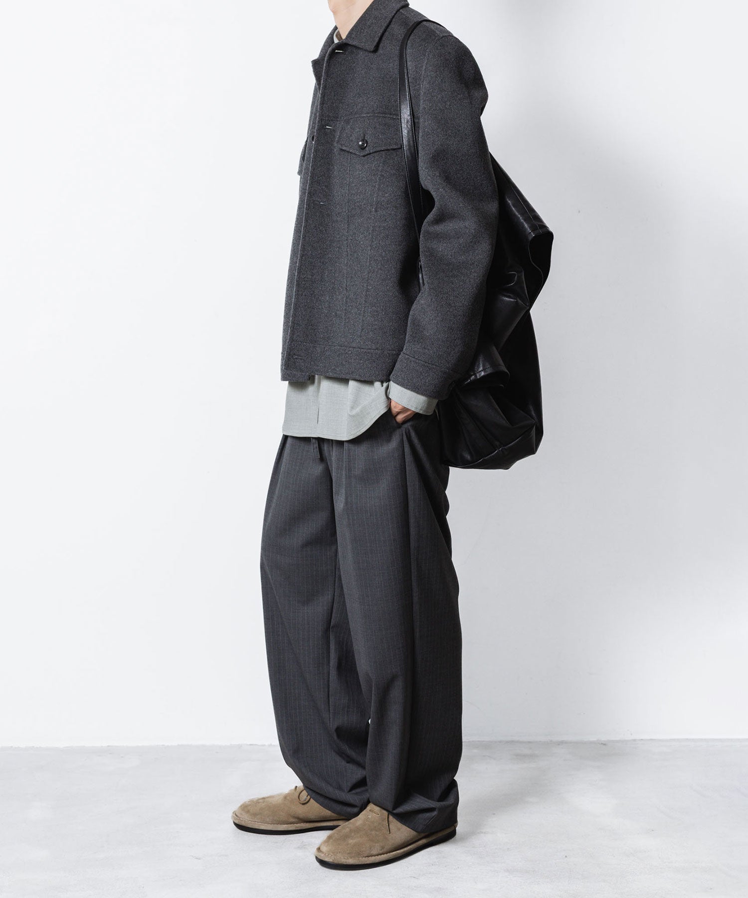 ATTACHMENT アタッチメントのPE/RY STRETCH TROPICAL STRAP SLEEVE L/S SHIRT - X.GREENの公式通販サイトsession福岡セレクトショップ