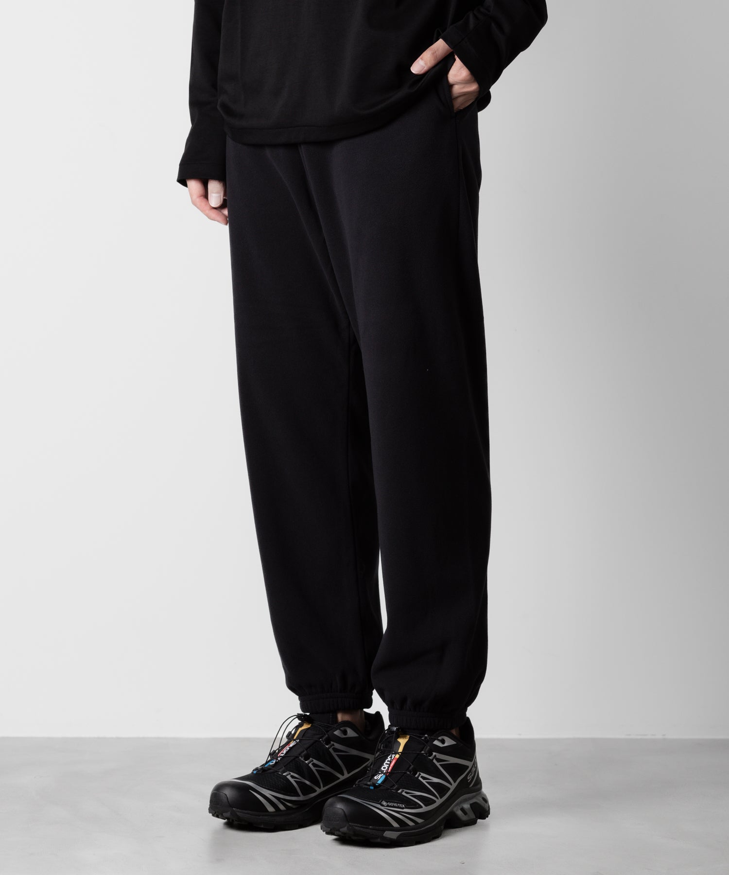 ATTACHMENT アタッチメントのPOLARTEC FLEECE TRAINING TROUSERS - BLACK 公式通販サイトsession福岡セレクトショップ