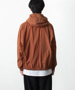 画像をギャラリービューアに読み込む, ATTACHMENT アタッチメントのNY TAFFETA HOODED TRACK JKT - BROWNの公式通販サイトsession福岡セレクトショップ
