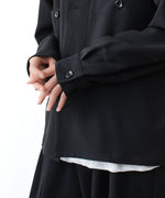 画像をギャラリービューアに読み込む, ATTACHMENT / EXCLUSIVE ITEMアタッチメントのPE LIGHT TROPICAL OVERSIZED SHIRT BLOUSON - BLACKの公式通販サイトsession福岡セレクトショップ
