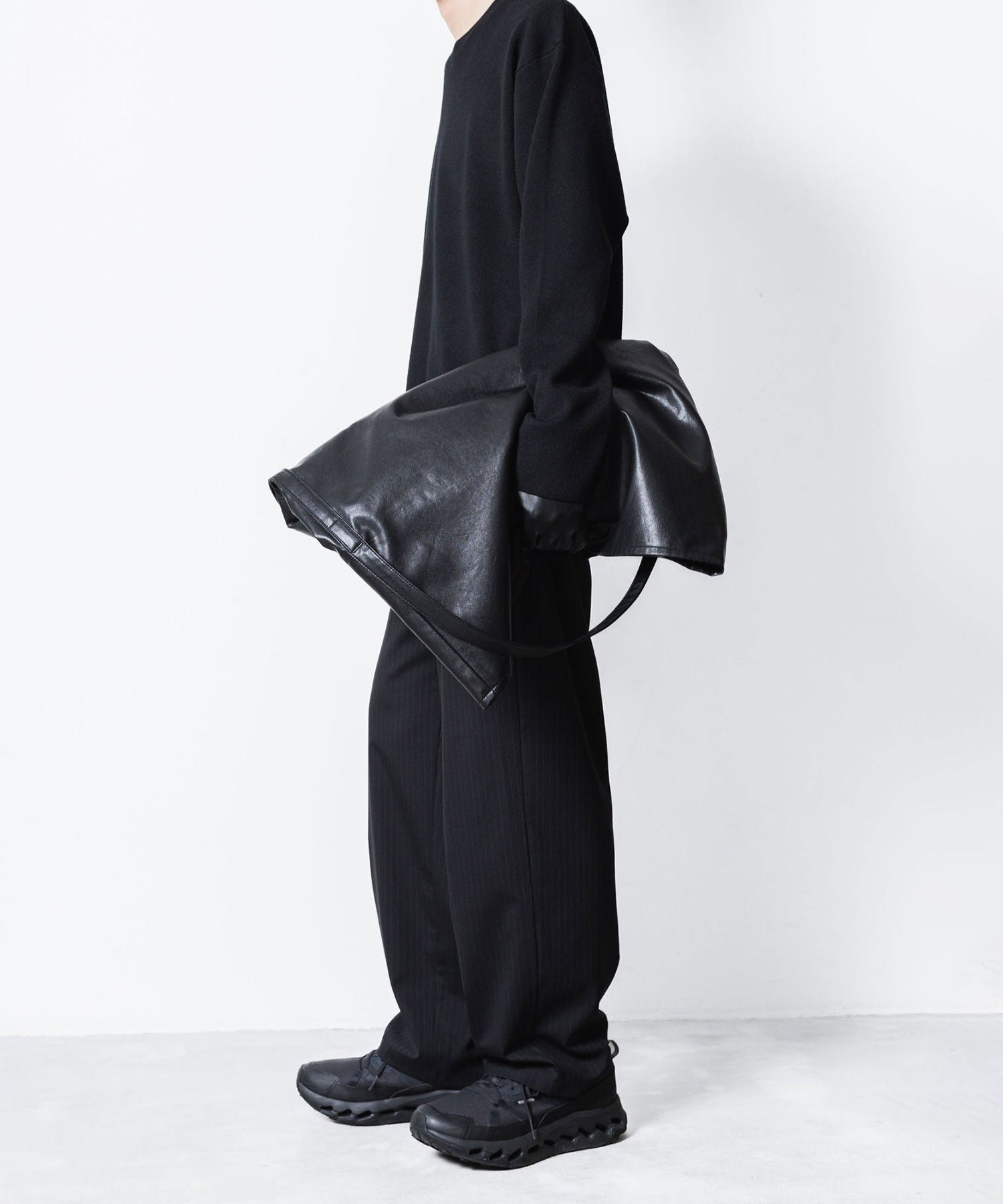 ATTACHMENT アタッチメントのWOxPE DOUBLE FACE KNIT CREW NECK PULLOVER - BLACKの公式通販サイトsession福岡セレクトショップ