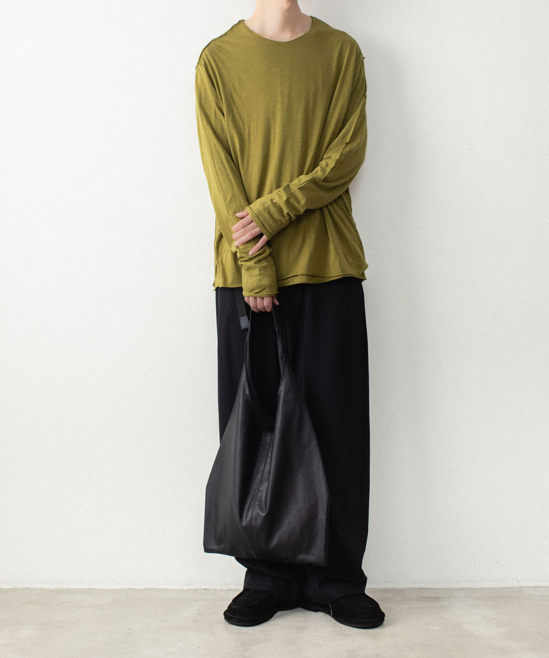 ATTACHMENT アタッチメントのCO/CU JERSEY SLIM FIT LAYERED L/S TEE - D.YELLOWの公式通販サイトsession福岡セレクトショップ