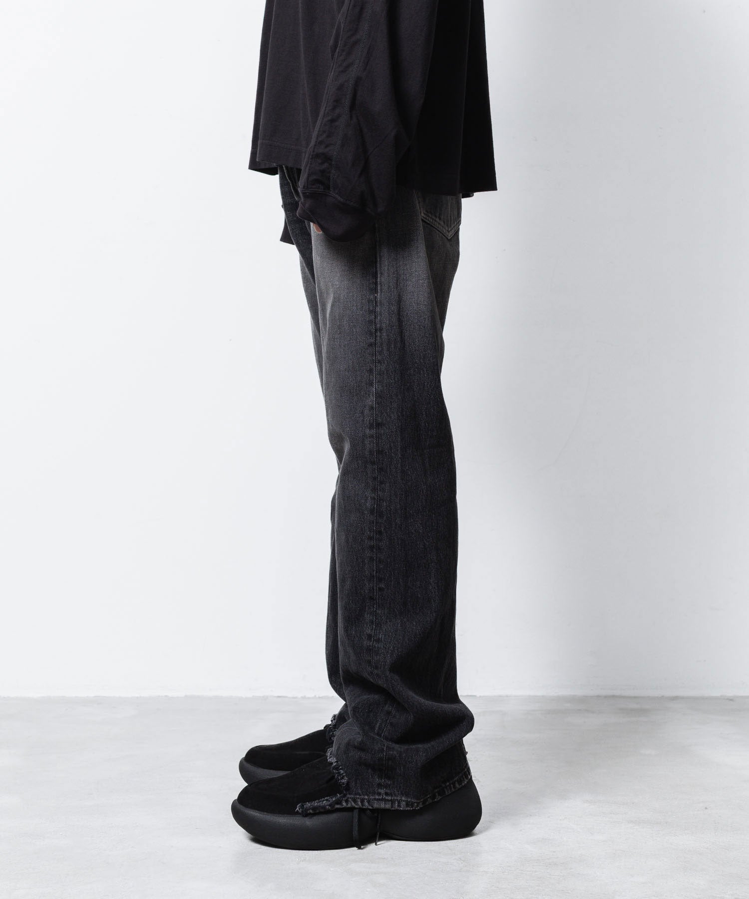 VEIN ヴェインの13OZ DENIM BOOT CUT TROUSERS - BLACKの公式通販サイトsession福岡セレクトショップ