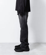 画像をギャラリービューアに読み込む, VEIN ヴェインの13OZ DENIM BOOT CUT TROUSERS - BLACKの公式通販サイトsession福岡セレクトショップ
