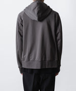 画像をギャラリービューアに読み込む, ATTACHMENT / EXCLUSIVE ITEMアタッチメントのCO STRECH TERRY ZIP UP HOODIE - D.GRAYの公式通販サイトsession福岡セレクトショップ
