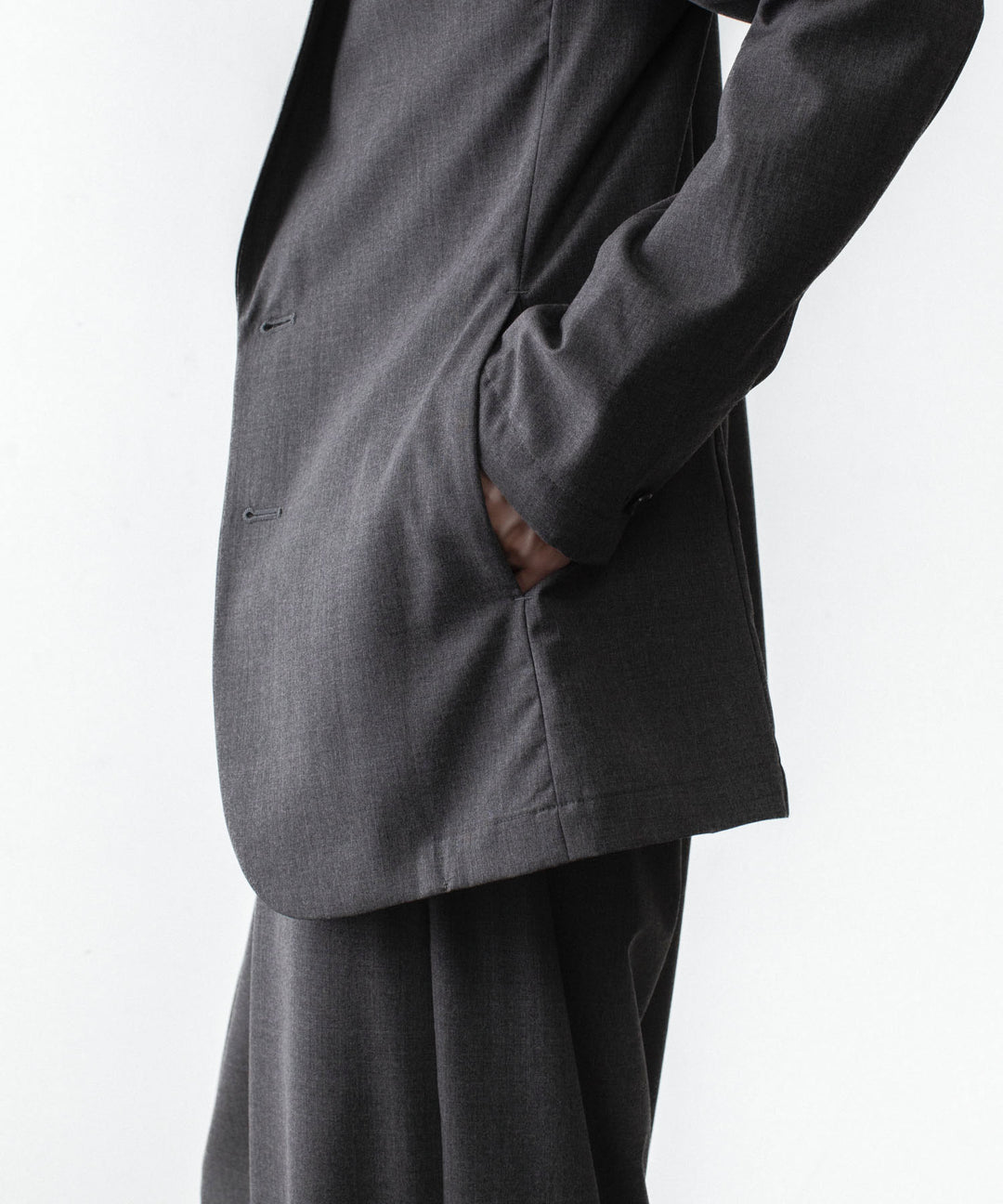 ATTACHMENT アタッチメントのWO/TA STRETCH TRO 2B JKT - D.GRAYの公式通販サイトsession福岡セレクトショップ