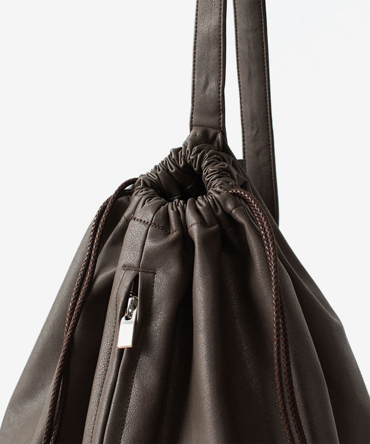 ATTACHMENT アタッチメントのSYNTHETIC LEATHER BUCKET BAG - D.BROWNの公式通販サイトsession福岡セレクトショップ