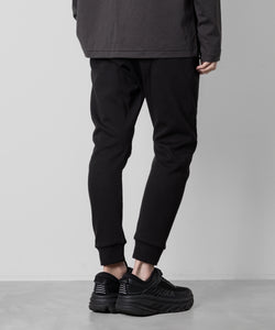 【ATTACHMENT】ATTACHMENT アタッチメントのCO/PE DOUBLE KNIT THREE DIMENSIONAL WIDE PANTS - BLACK 公式通販サイトsession福岡セレクトショップ