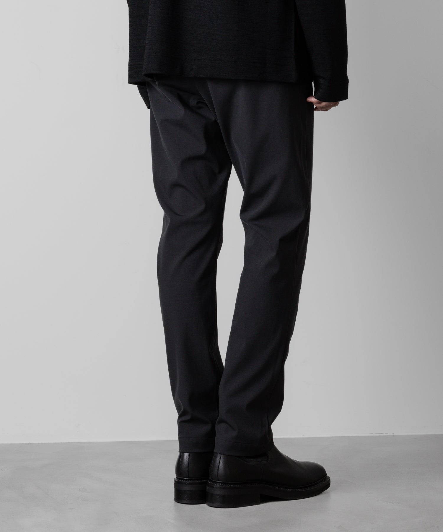 ATTACHMENT アタッチメントのNY/CO STRETCH JERSEY REGULAR FIT EASY TROUSERS - D.GRAY 公式通販サイトsession福岡セレクトショップ