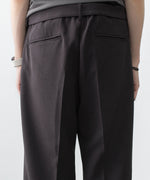 画像をギャラリービューアに読み込む, ATTACHMENT アタッチメントのPE STRETCH DOUBLE CLOTH BELTED STRAIGHT TROUSERS - D.BROWNの公式通販サイトsession福岡セレクトショップ

