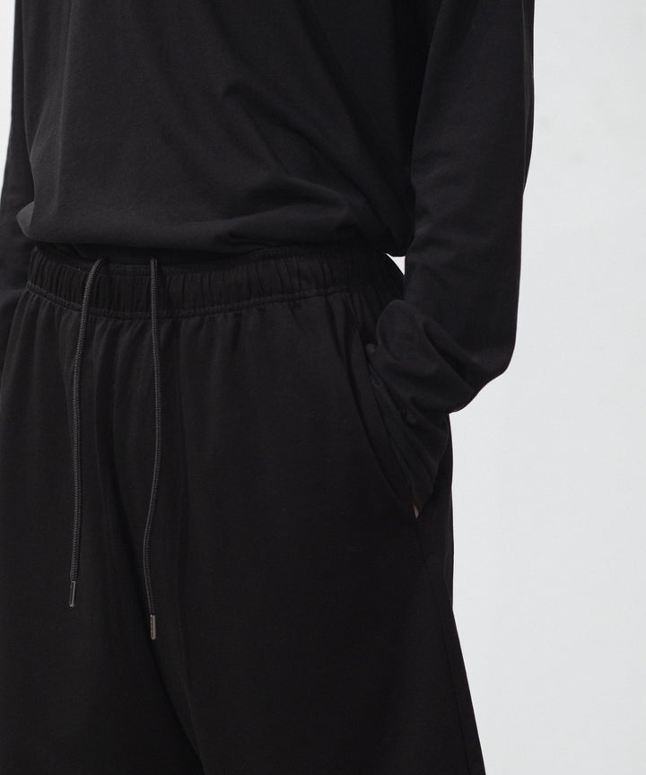ATTACHMENT アタッチメントのCOTTON DOUBLE FACE EASY SHORTS - BLACKの公式通販サイトsession福岡セレクトショップ