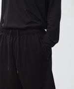 画像をギャラリービューアに読み込む, ATTACHMENT アタッチメントのCOTTON DOUBLE FACE EASY SHORTS - BLACKの公式通販サイトsession福岡セレクトショップ
