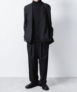 画像をギャラリービューアに読み込む, ATTACHMENT アタッチメントのT/W/SI STRETCH GABARDINE COLLARLESS JKT - S.BLACKの公式通販サイトsession福岡セレクトショップ
