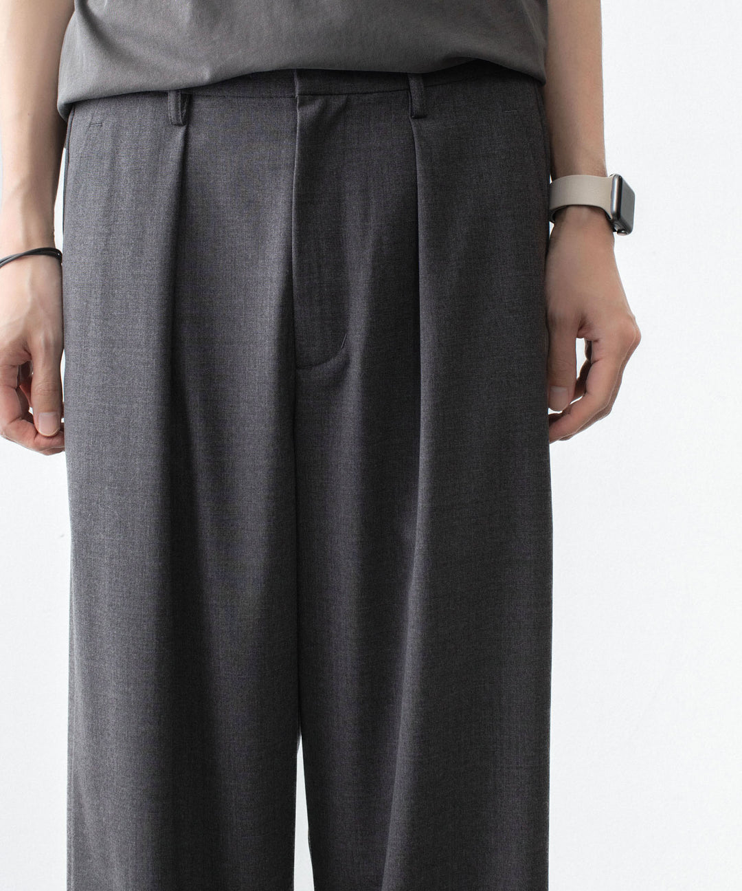 ATTACHMENT アタッチメントのWO/TA STRETCH TRO 1TUCK WIDE TROUSERS - D.GRAYの公式通販サイトsession福岡セレクトショップ
