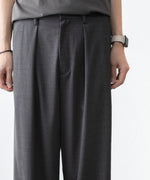 画像をギャラリービューアに読み込む, ATTACHMENT アタッチメントのWO/TA STRETCH TRO 1TUCK WIDE TROUSERS - D.GRAYの公式通販サイトsession福岡セレクトショップ
