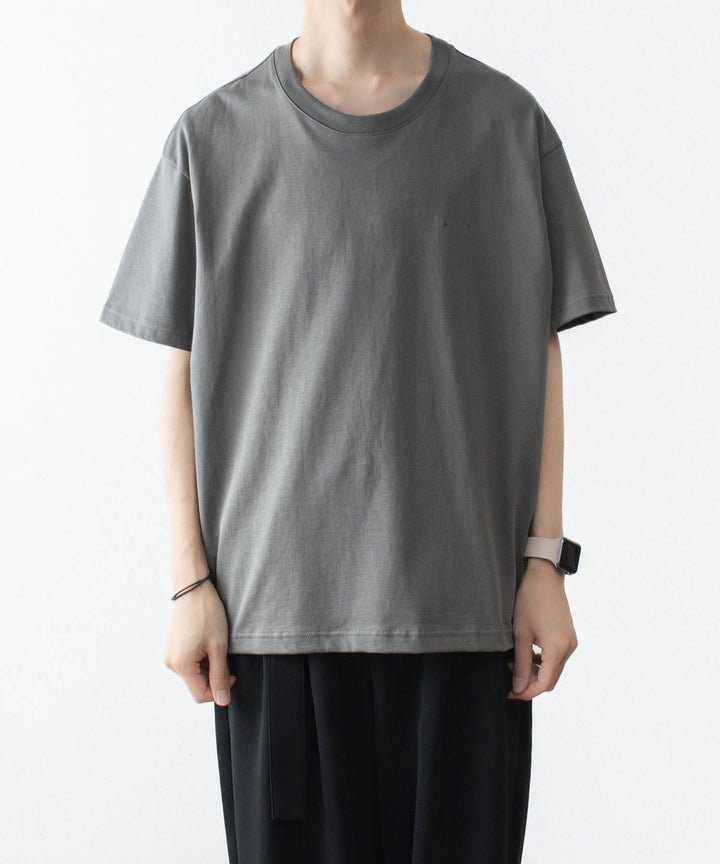 ATTACHMENT アタッチメントの30//2 SUVIN JERSEY EMBROIDERY TEE - GRAYの公式通販サイトsession福岡セレクトショップ