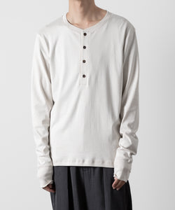 ATTACHMENT アタッチメントのSVIN CO RIB HENLEY NECK L/S TEE - OFF WHITE 公式通販サイトsession福岡セレクトショップ