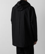 画像をギャラリービューアに読み込む, ATTACHMENT アタッチメントのWO/NY VOILE ZIP UP HOODED JACKET - BLACKの公式通販サイトsession福岡セレクトショップ
