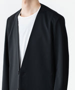 画像をギャラリービューアに読み込む, ATTACHMENT / EXCLUSIVE ITEMアタッチメントのLUCA MATTE TWIST COLLARLESS JKT - BLACKの公式通販サイトsession福岡セレクトショップ
