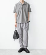 画像をギャラリービューアに読み込む, ATTACHMENT アタッチメントのPE STRETCH DOUBLE CLOTH REGULAR FIT EASY TROUSERS - L.GRAYの公式通販サイトsession福岡セレクトショップ
