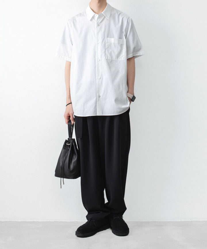 ATTACHMENT アタッチメントの140/2 GIZA BROAD S/S SHIRT - WHITEの公式通販サイトsession福岡セレクトショップ