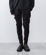 画像をギャラリービューアに読み込む, ATTACHMENT / EXCLUSIVE ITEMアタッチメントのRUBBER STRETCH TWILL THREE DIMENSIONAL PANTS - BLACKの公式通販サイトsession福岡セレクトショップ
