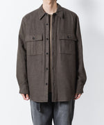 画像をギャラリービューアに読み込む, ATTACHMENT アタッチメントのRY/CO/SI FLANNEL PADDING L/S SHIRT - D.GRAYの公式通販サイトsession福岡セレクトショップ
