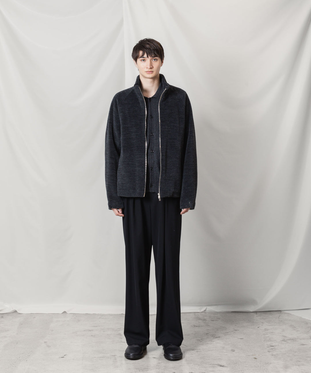ATTACHMENT アタッチメントのWO/ALPACA BOA ZIP UP BLOUSON - D.GRAYの公式通販サイトsession福岡セレクトショップ