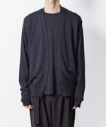 画像をギャラリービューアに読み込む, ATTACHMENT アタッチメント × JOHN SMEDLEYの× JOHN SMEDLEY MERINO EXTRAFINE BUTTONLESS V NECK CARDIGAN - D.NAVYの公式通販サイトsession福岡セレクトショップ
