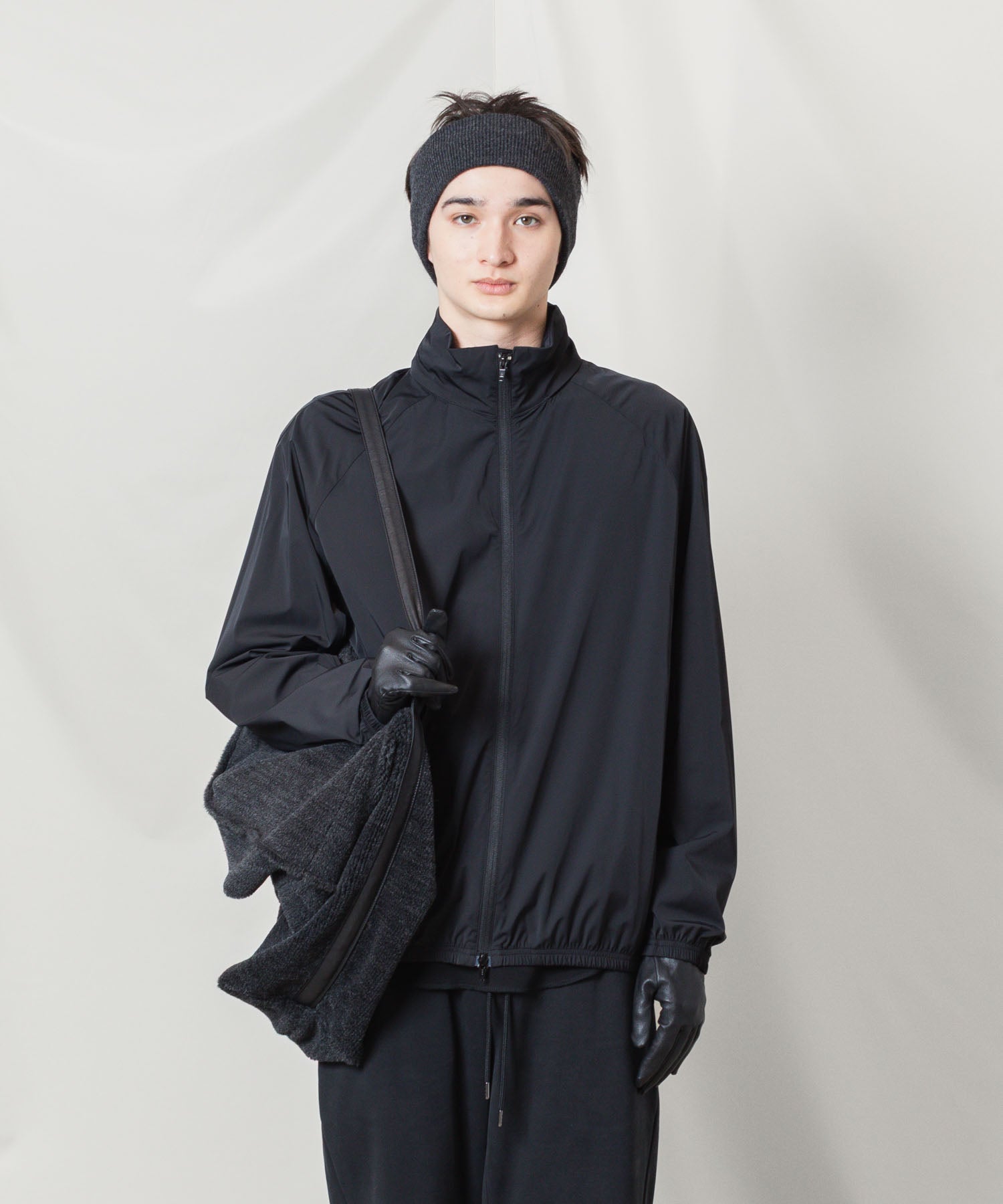 ATTACHMENT アタッチメントのNY 2LAYER STRETCH LIGHT BLOUSON - BLACKの公式通販サイトsession福岡セレクトショップ