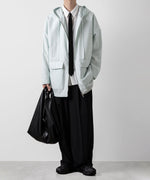 画像をギャラリービューアに読み込む, ATTACHMENT アタッチメントのWO/NY VOILE ZIP UP HOODED JACKET - L.GREEN 公式通販サイトsession福岡セレクトショップ
