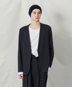 画像をギャラリービューアに読み込む, ATTACHMENT アタッチメントのT/W/SI STRETCH GABARDINE COLLARLESS JKT - S.BLACKの公式通販サイトsession福岡セレクトショップ
