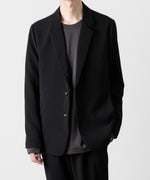 画像をギャラリービューアに読み込む, ATTACHMENT アタッチメントのPE STRETCH DOUBLE CLOTH 2B JACKET - BLACK 公式通販サイトsession福岡セレクトショップ
