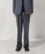 画像をギャラリービューアに読み込む, ATTACHMENT アタッチメントのT/W/SI STRETCH GABARDINE 1TUCK EASY TROUSERS - S.GRAYの公式通販サイトsession福岡セレクトショップ
