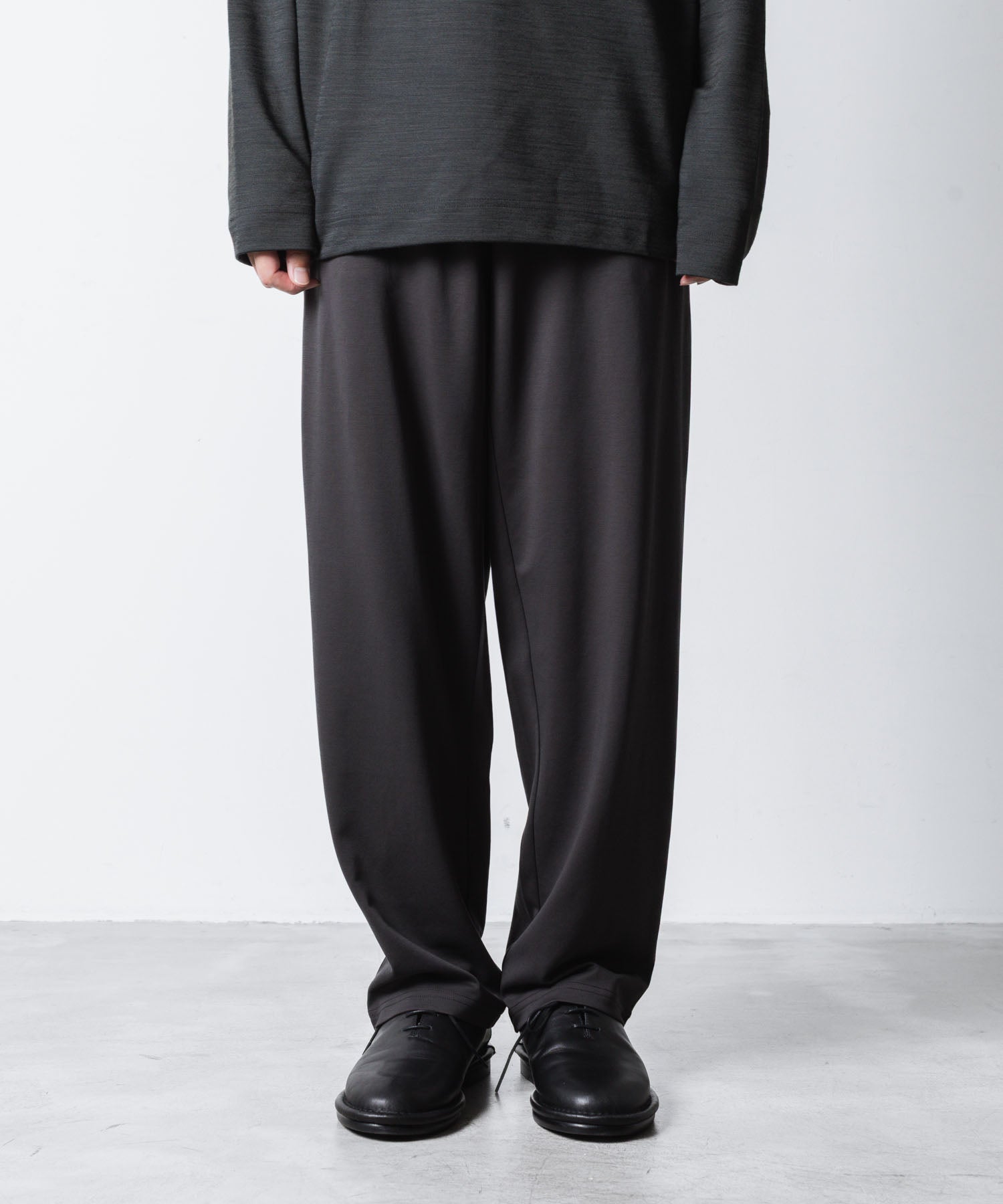 ATTACHMENT アタッチメントのCOTTON DOUBLE FACE LOUNGE TROUSERS - D.GRAYの公式通販サイトsession福岡セレクトショップ