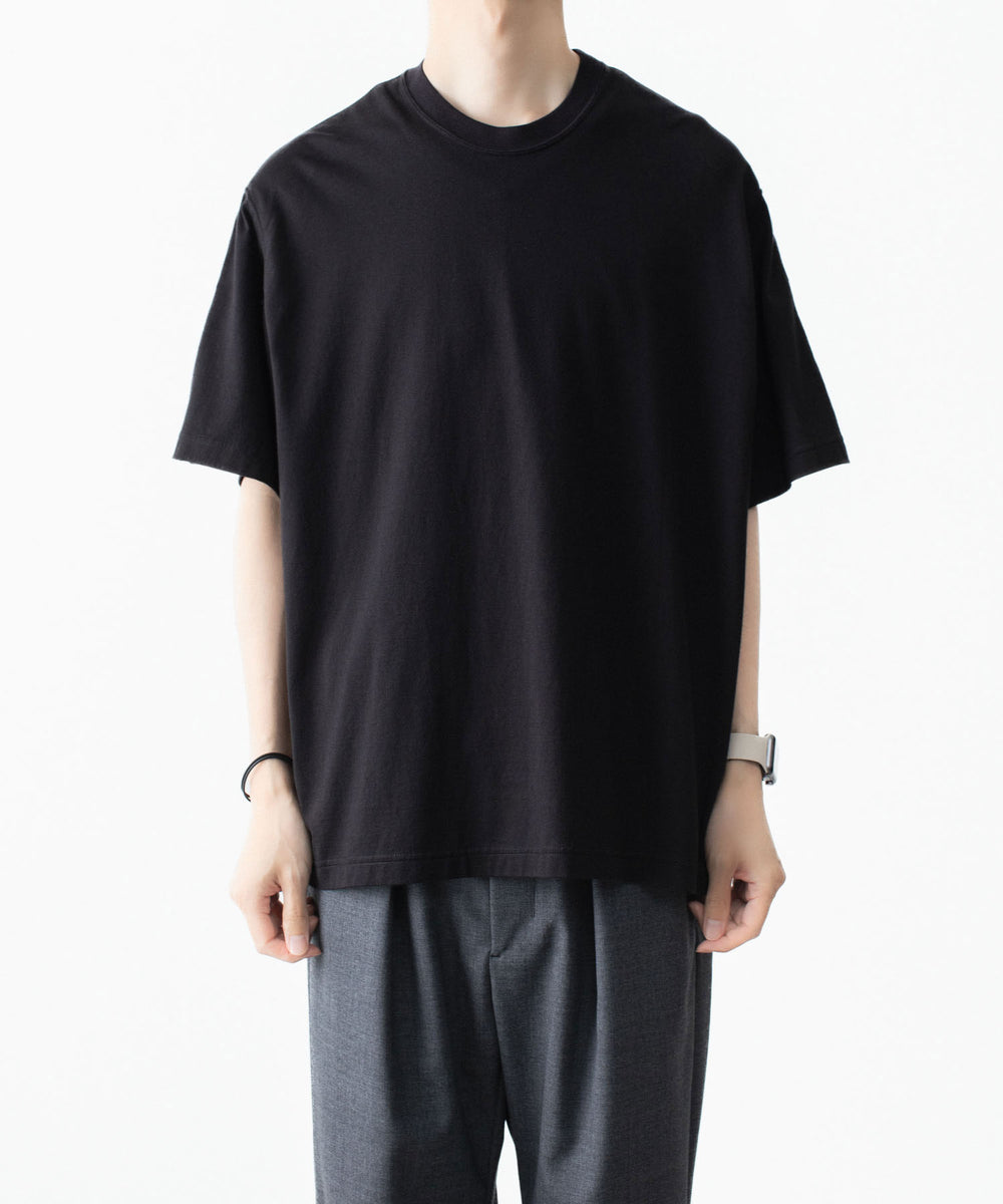 VEIN ヴェインの100/3 SUEDE JERSEY VESSEL S/S TEE - BLACKの公式通販サイトsession福岡セレクトショップ