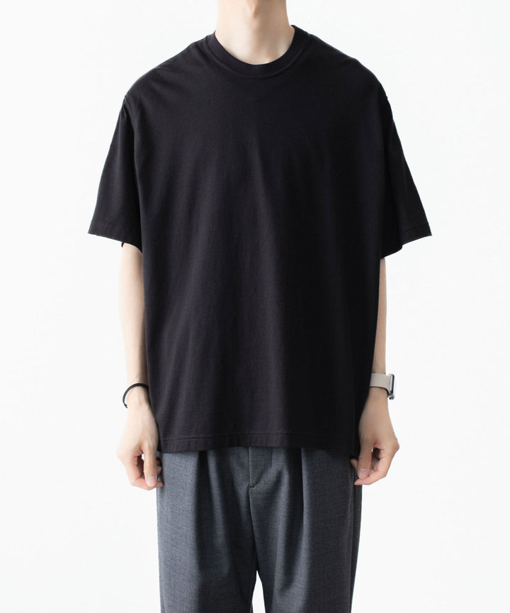 VEIN ヴェインの100/3 SUEDE JERSEY VESSEL S/S TEE - BLACKの公式通販サイトsession福岡セレクトショップ