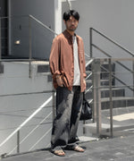 画像をギャラリービューアに読み込む, ATTACHMENT アタッチメントのSMOOTH LEATHER SLIDE SANDAL - KHAKI GRAYの公式通販サイトsession福岡セレクトショップ

