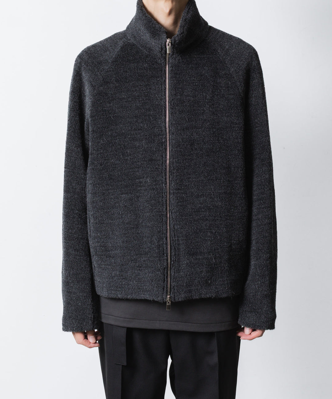 ATTACHMENT アタッチメントのWO/ALPACA BOA ZIP UP BLOUSON - D.GRAYの公式通販サイトsession福岡セレクトショップ